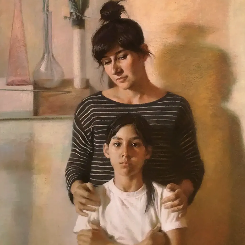 Елена Прудникова — Полтна и Соня, 2018 (бумага, пастель) copy