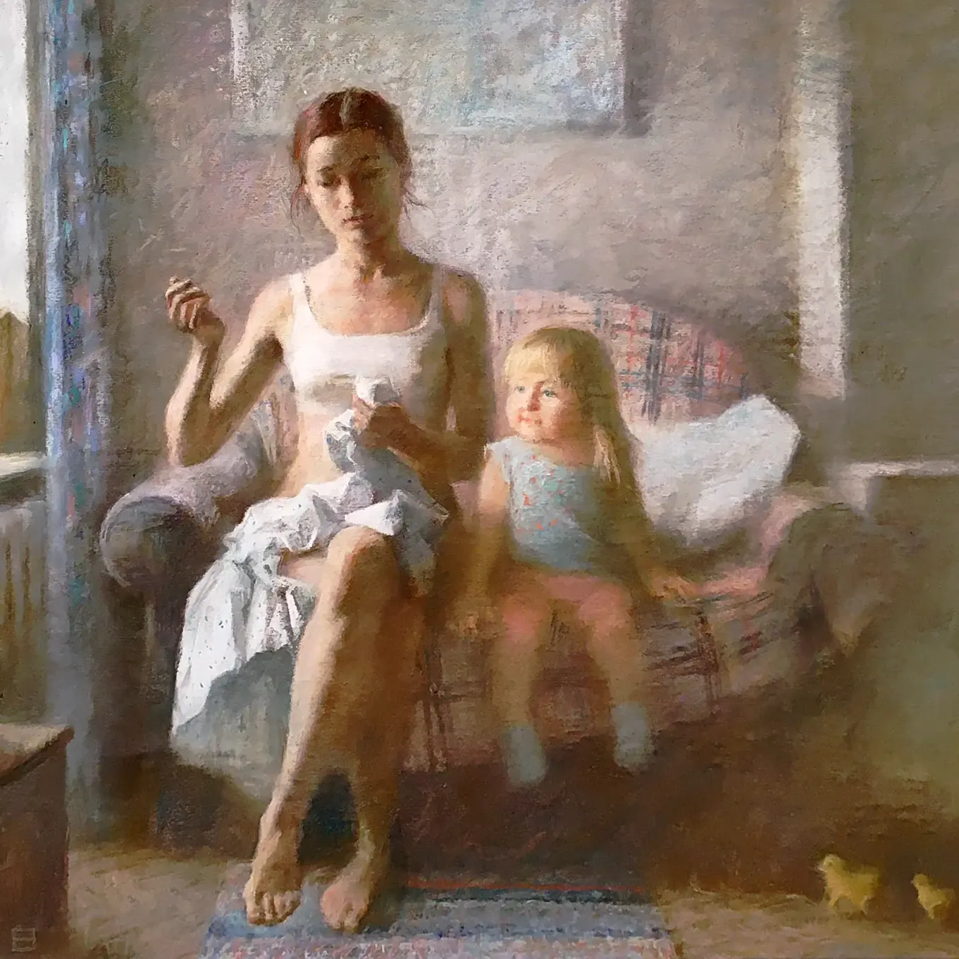 Елена Прудникова — Уют серого дня, 2016 (бумага, пастель) copy