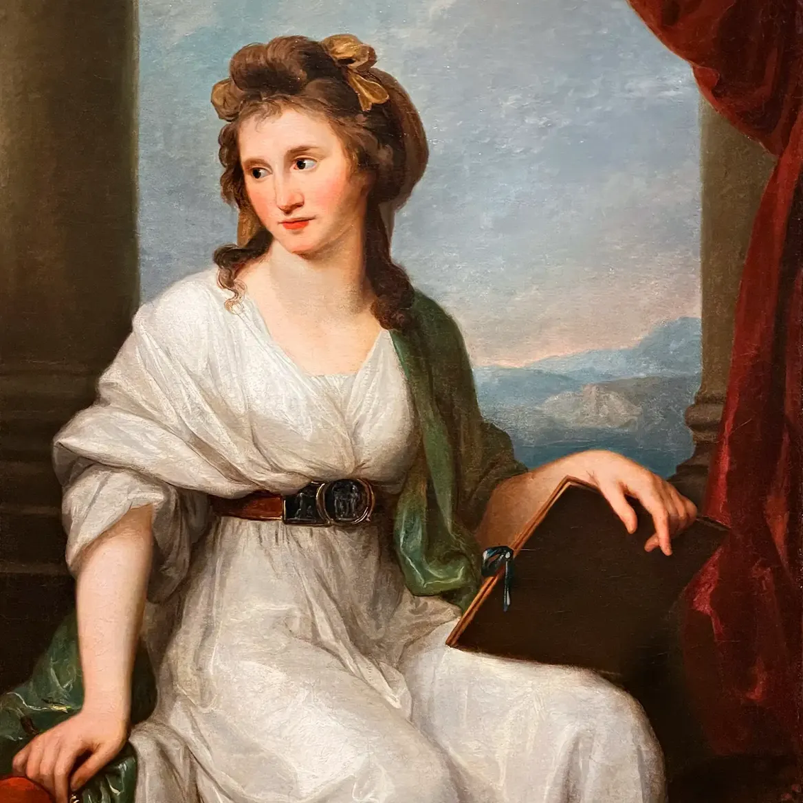 Анжелика Кауфман — Автопортрет, 1787 (холст, масло)