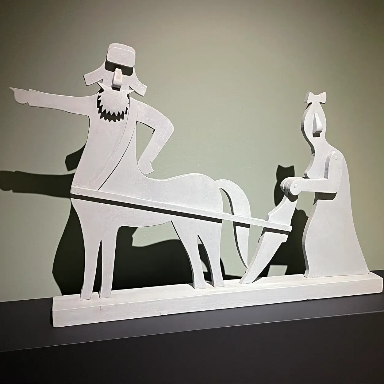 Игорь Васильев -- Весна, с плугом, 2012 (дерево)