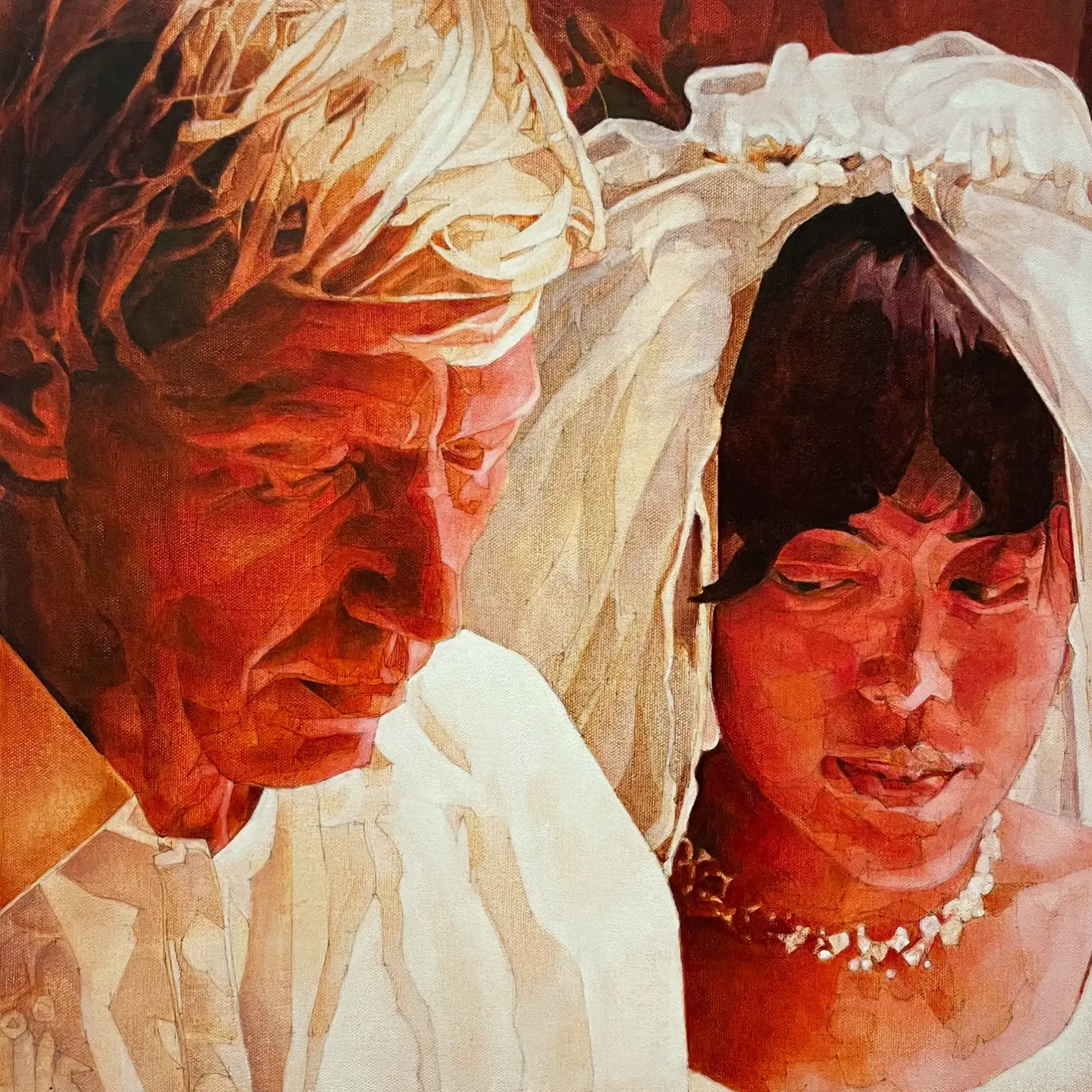 Йосси Марк — Сомнение, 2014 (карандаш, масло и акрил по холсту, натянутом на деревянную основу)