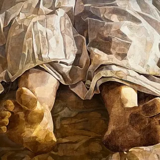 Йосси Марк — Фрагмент 2. 2016 (карандаш, акрил, холст)