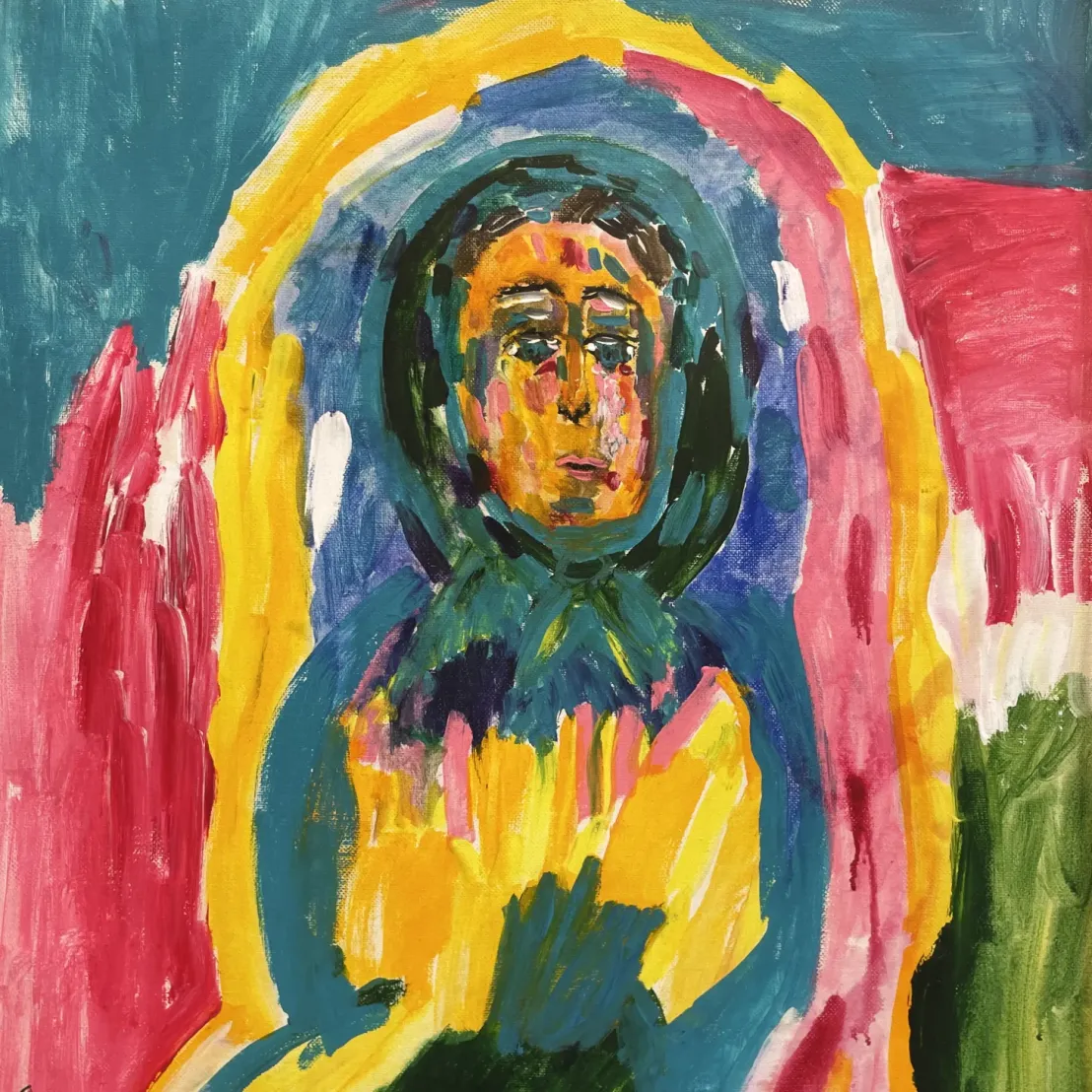 Катя Медведева — Страдания моей мамы, 2005 (холст, акрил)