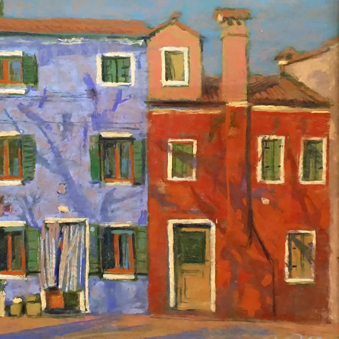 Анна Лапыгина — Бурано 2, 2013 (бумага, пастель)