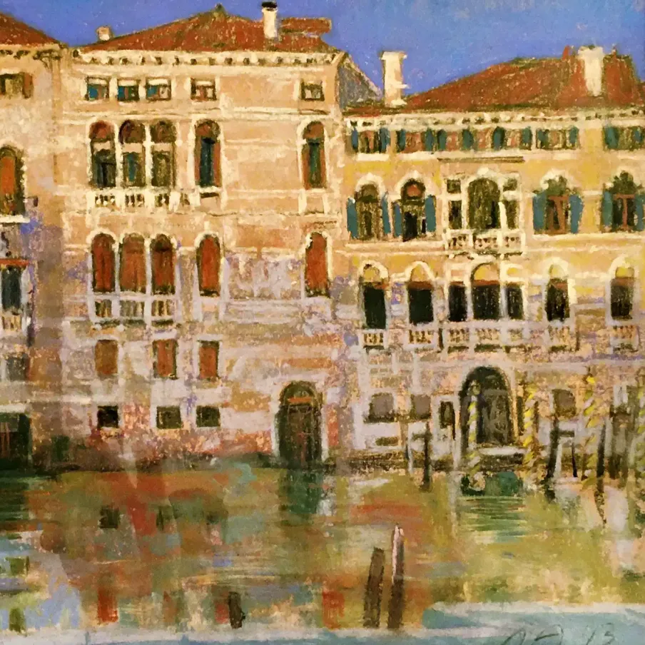 Анна Лапыгина — Венеция, 2013 (бумага, пастель)