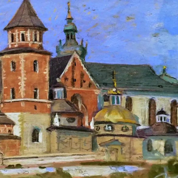 Анна Лапыгина — Краков, 2014 (бумага, пастель)