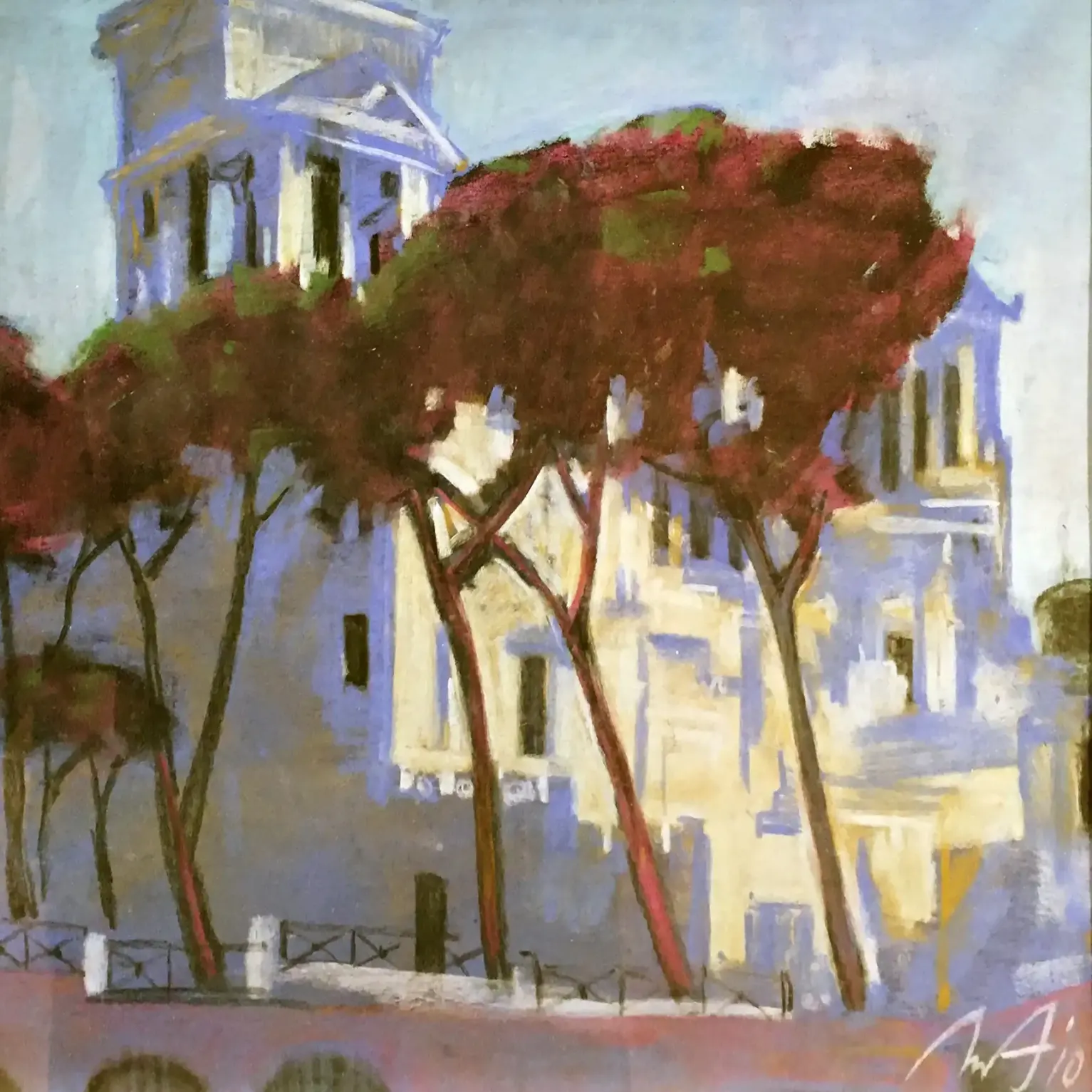 Анна Лапыгина — Рим 2, 2010 (бумага, пастель)