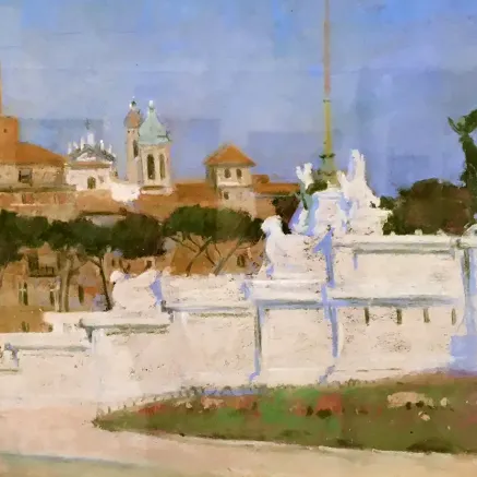 Анна Лапыгина — Рим, 2015 (бумага, пастель)