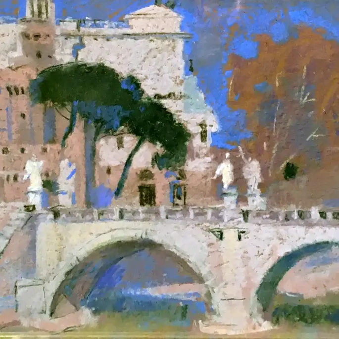 Анна Лапыгина — Рим 3, 2010 (бумага, пастель)