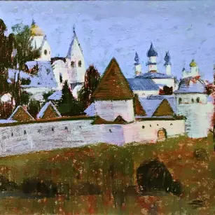 Анна Лапыгина — Суздаль, 2008 (бумага, пастель)