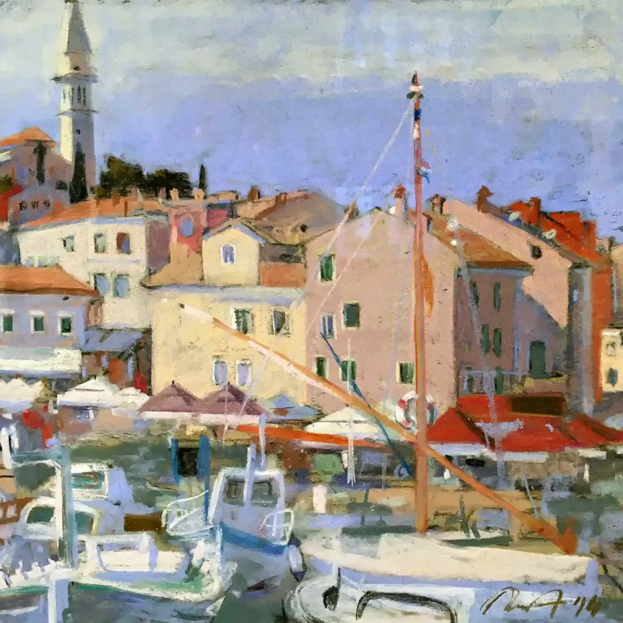 Анна Лапыгина — Суздаль, 2015 (бумага, пастель)