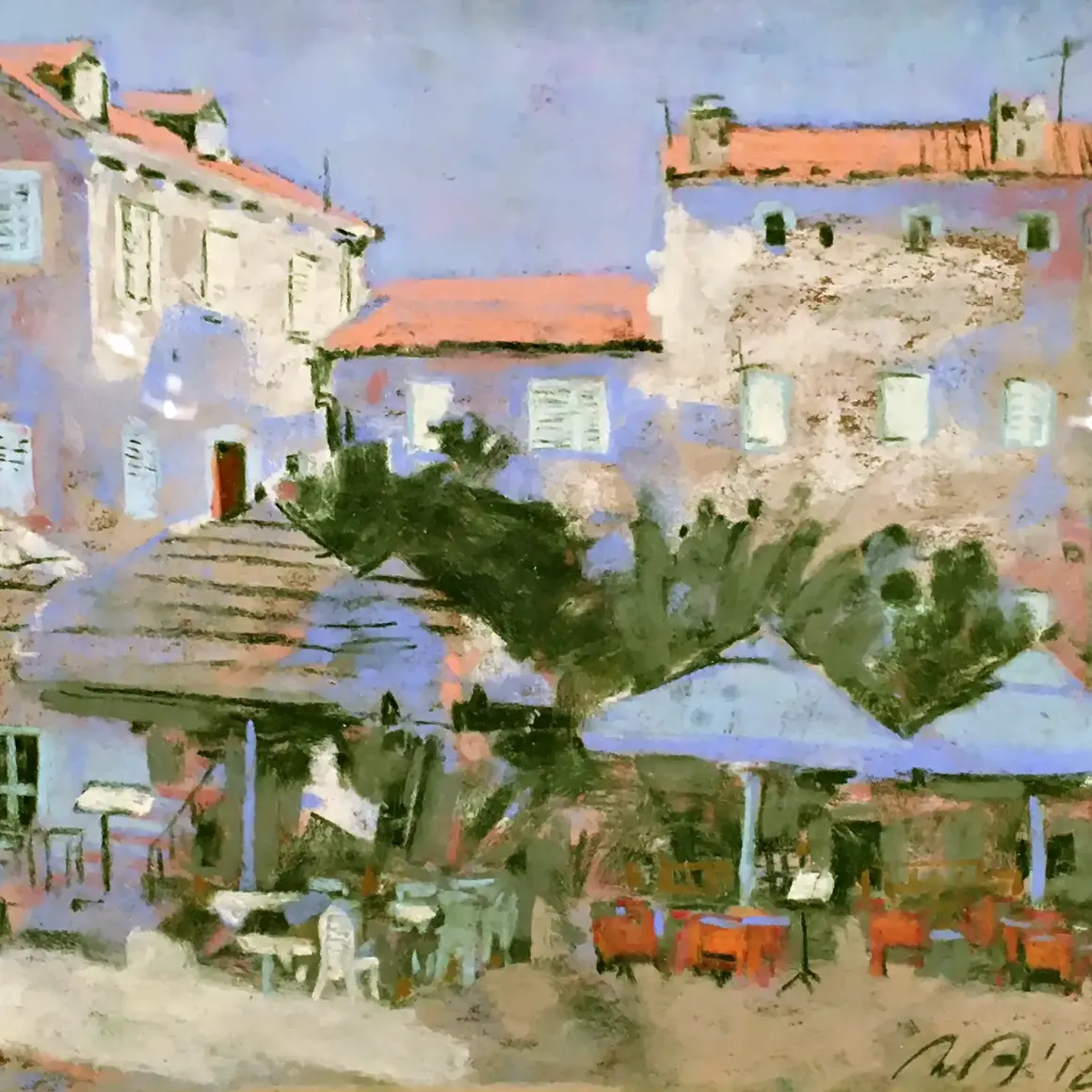 Анна Лапыгина — Хорватия. Дубровник 4, 2011(бумага, пастель)