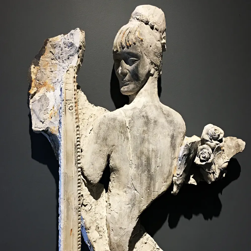 Левон Лазарев — Портрет Анны Ахматовой. 1980-е (гипс)