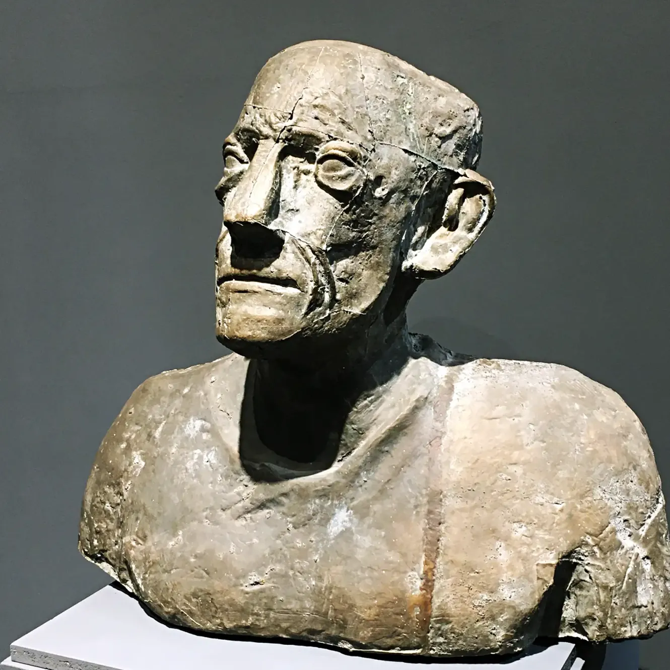 Левон Лазарев — Портрет Пабло Пикассо 2. 1976 (бронза)