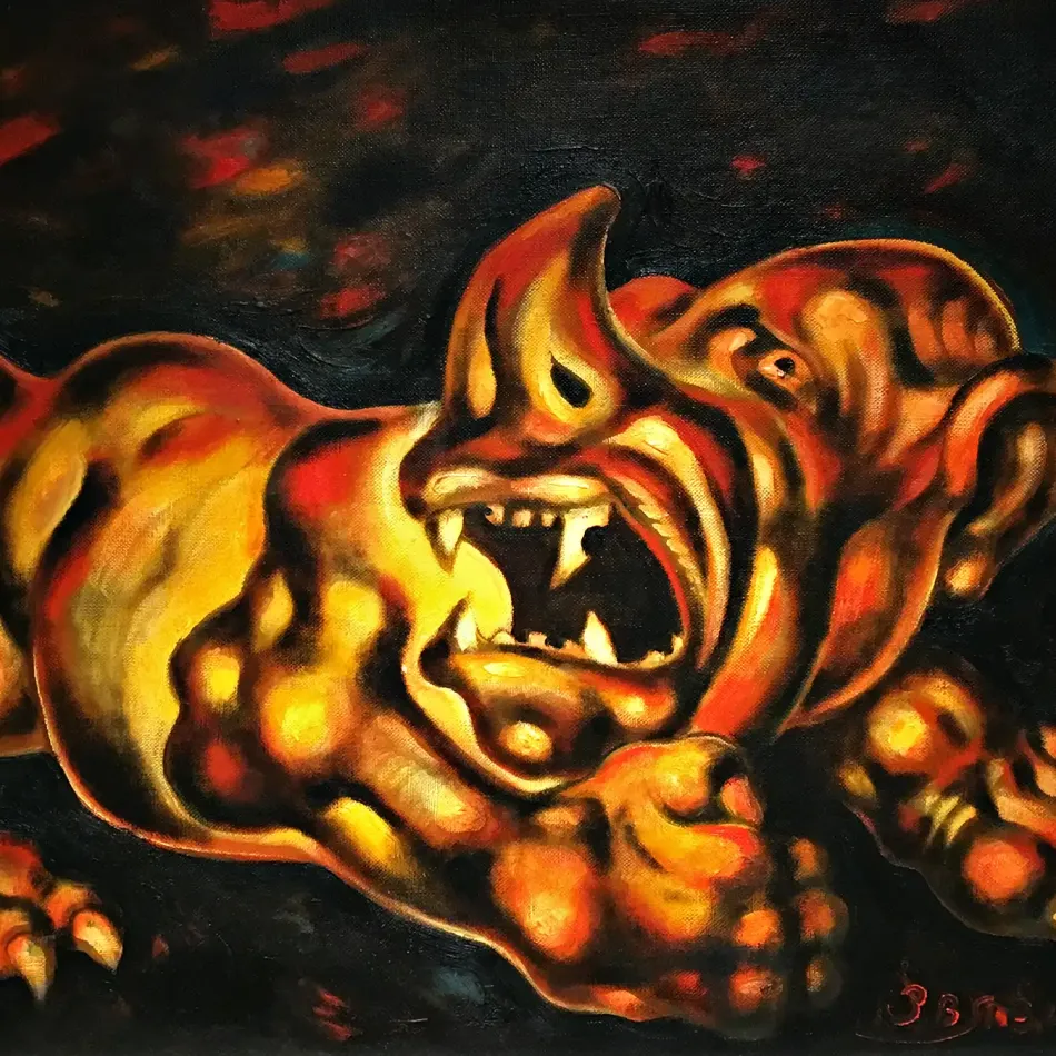 Михаил Звягин — Рыжий зверь, 200 (холст, масло)