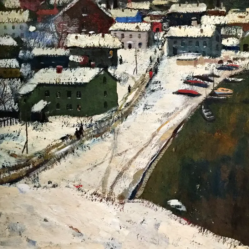 Михаил Звягин — Северная бухта 1962 (холст, масло)