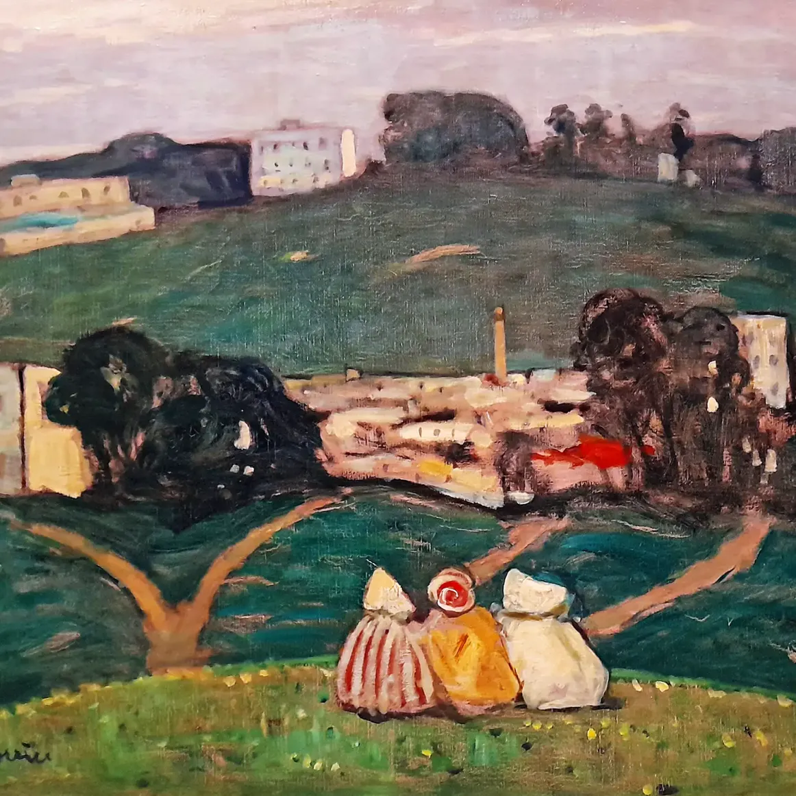 Джеймс Уилсон Моррис — Пейзаж, Танжер, 1912 (холст, масло)