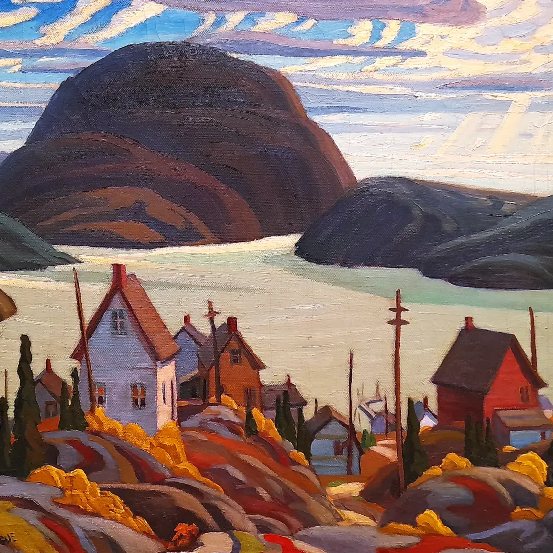 Ивонн МакКейг Хауссер — Россфорт, озеро Верхнее, 1929 (холст, масло)