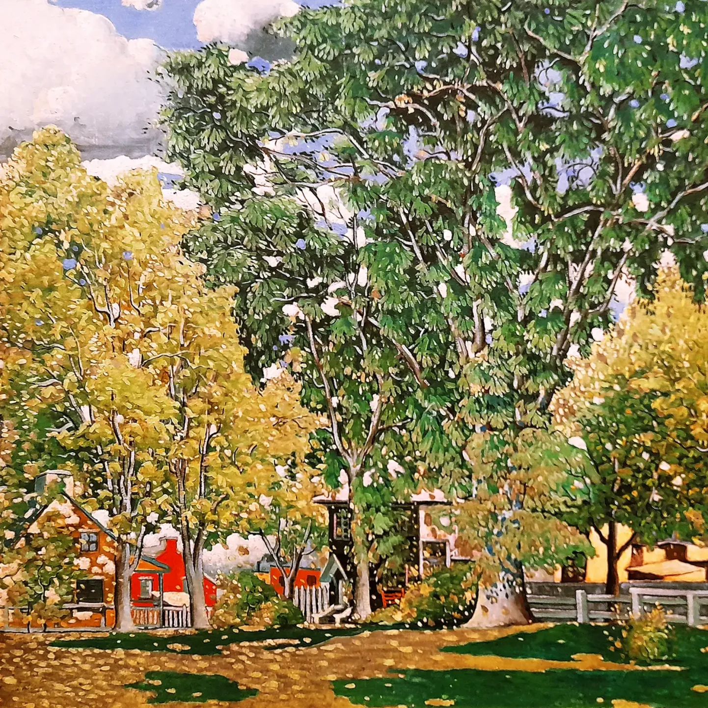 Марк-Орель Фортен — Пейзаж, Ахунстик, около 1923–1930 (холст, масло)