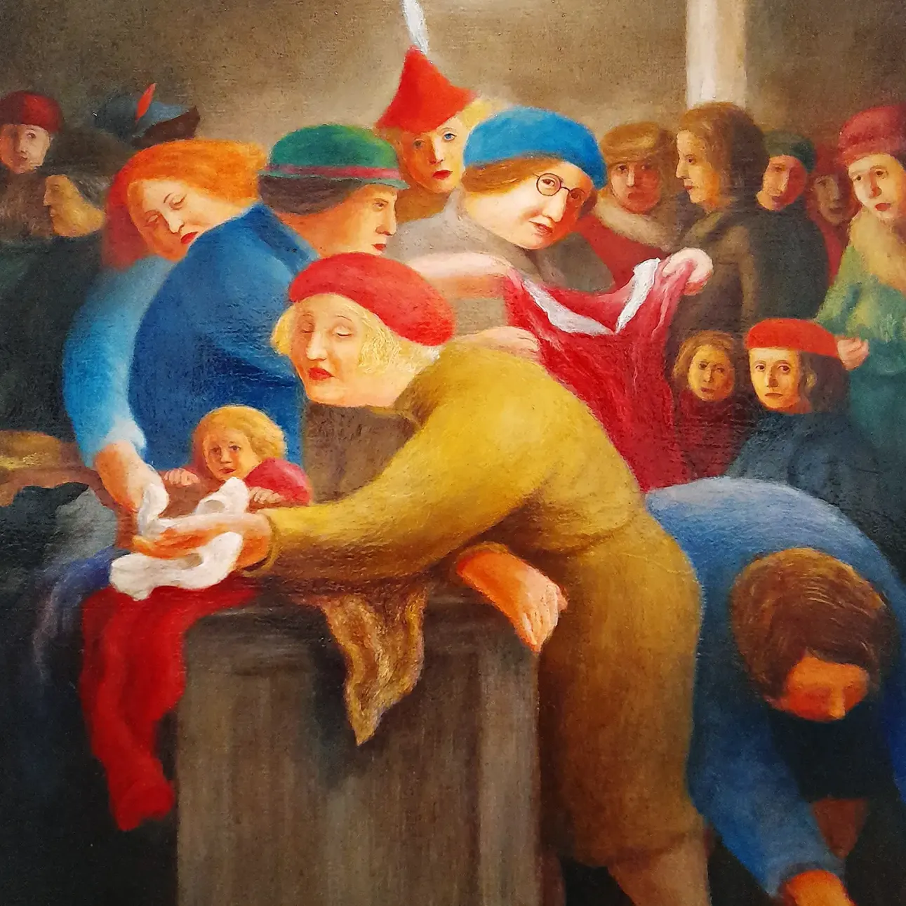 Миллер Бриттен — Распродажа, 1940 (офорт и монотипия)