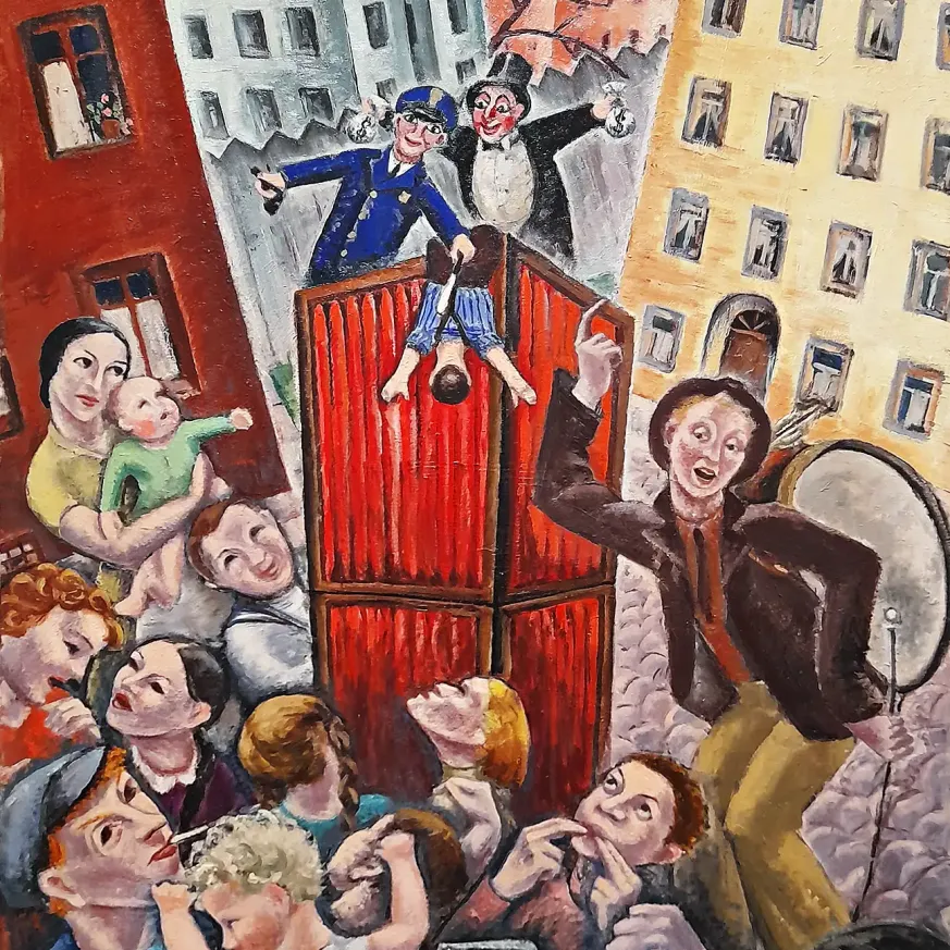 Параскева Кларк — Петрушка, 1937 (холст, масло)