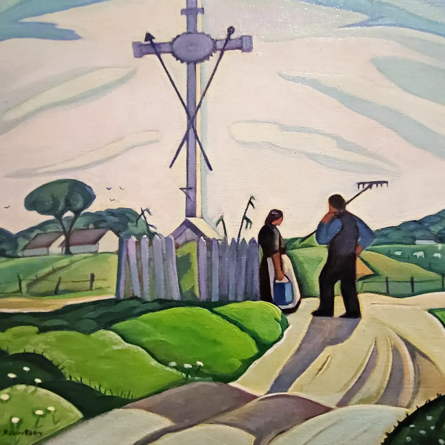 Сара Робертсон — Жозеф и Мари-Луиза, 1930 (холст, масло)