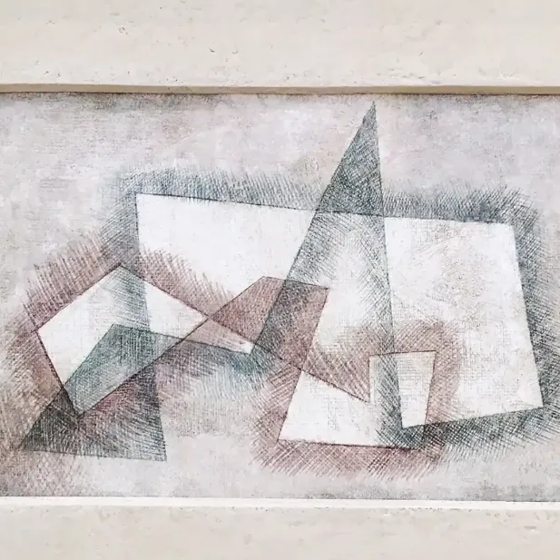 Пауль Клее — Стаким, 1928 (масло, штукатурка)