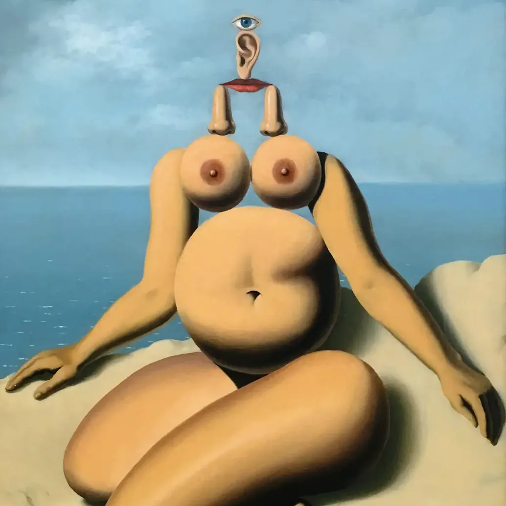 Рене Магритт — Белая раса, 1937 (холст, масло)