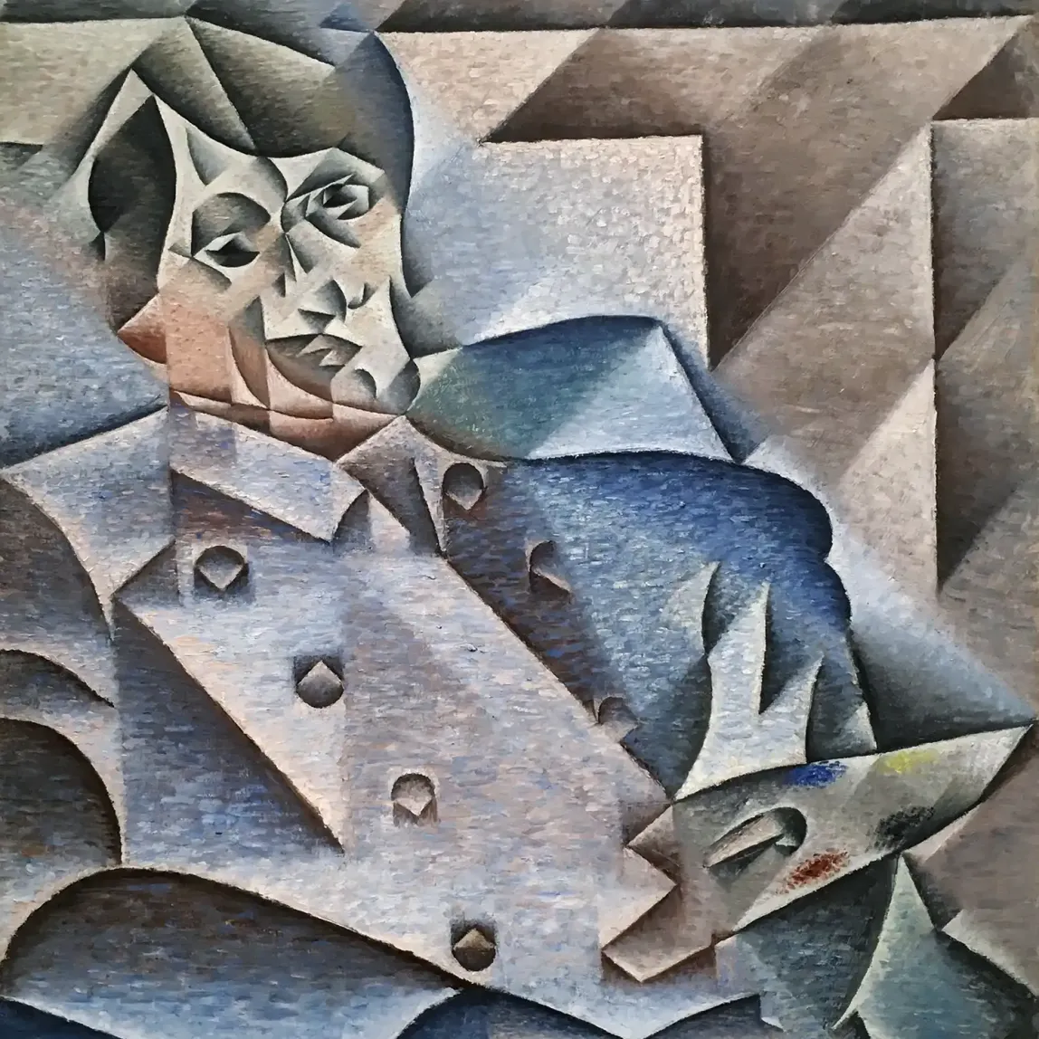 Хуан Грис — Портрет Пабло Пикассо, 1912 (холст, масло)