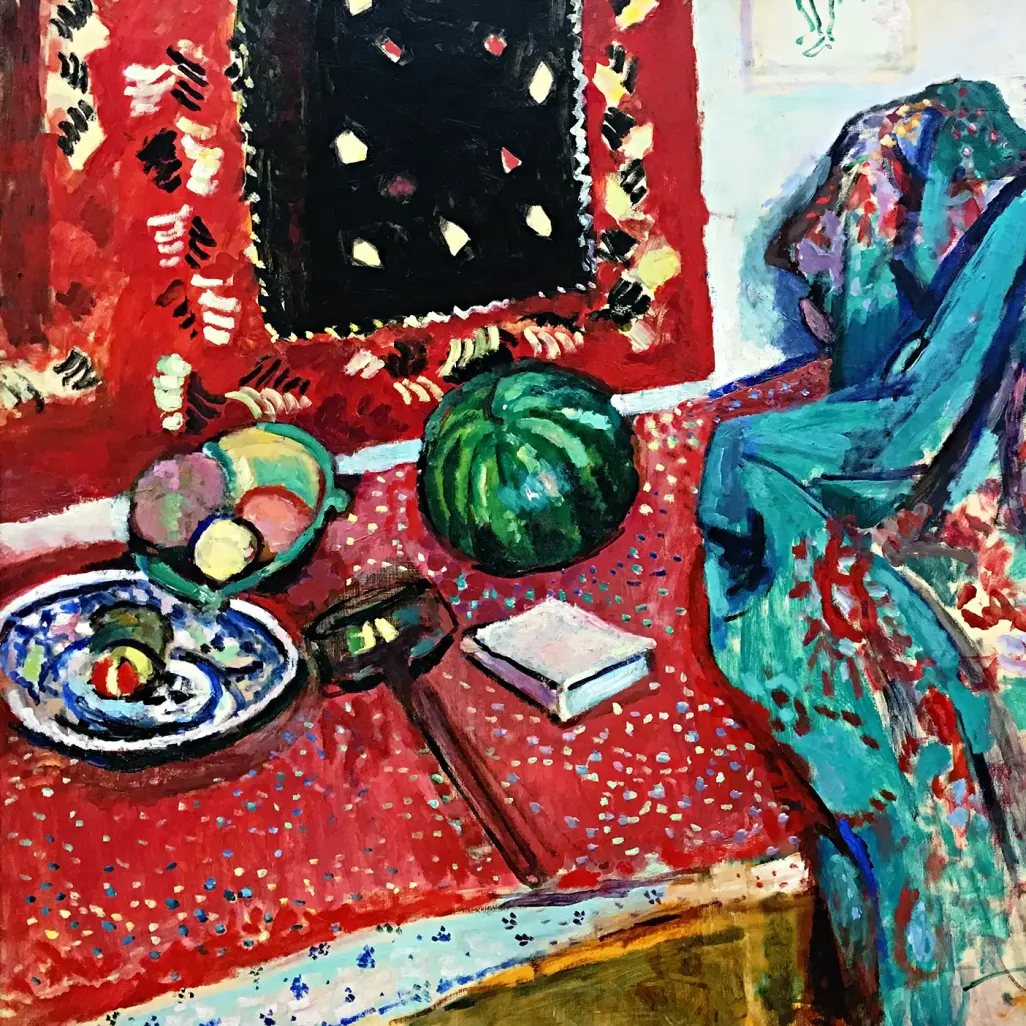 Анри Матисс — Красные ковры, 1906 (холст, масло)