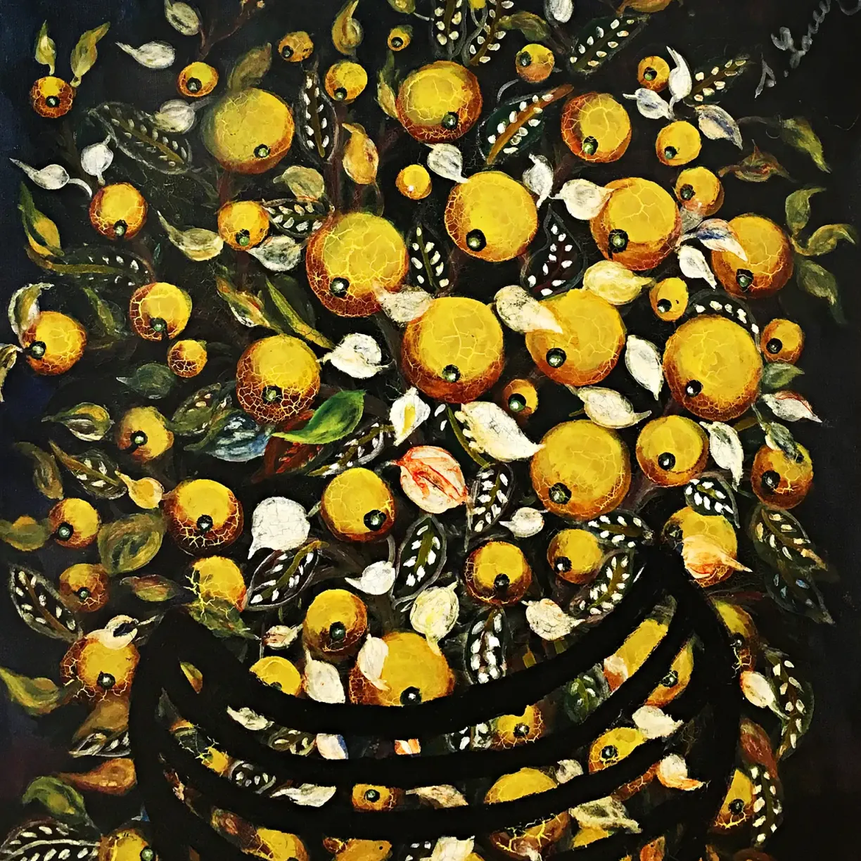 Серафима де Санлис — Фрукты, 1928 (холст, масло)