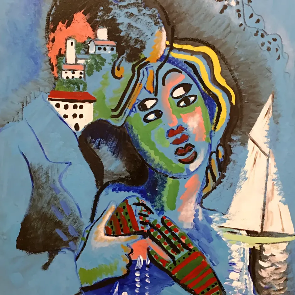 Франсис Пикабия — Идиллия, около 1925–1927 (масло по изорелю)