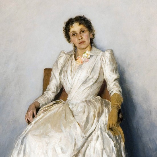 Исаак Левитан — Портрет Софьи Петровны Кувшинниковой (холст, масло), ок. 1888
