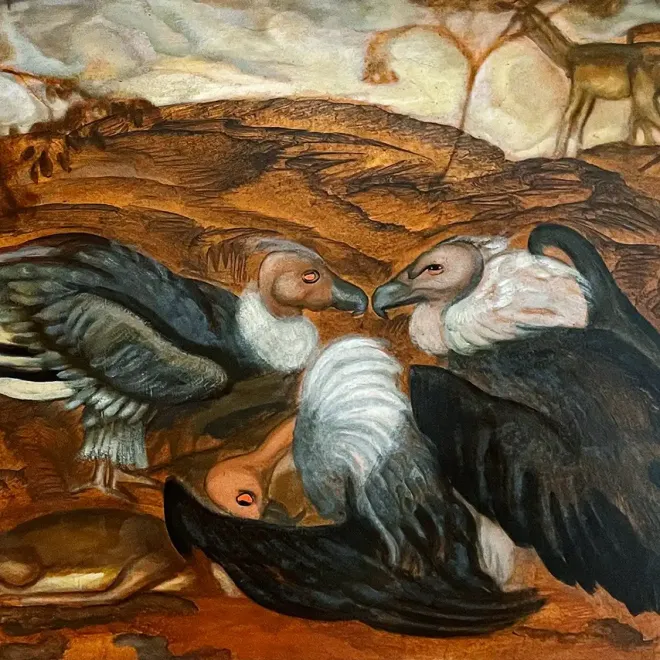 Борис Григорьев — Хищники, 1913 (холст, масло)