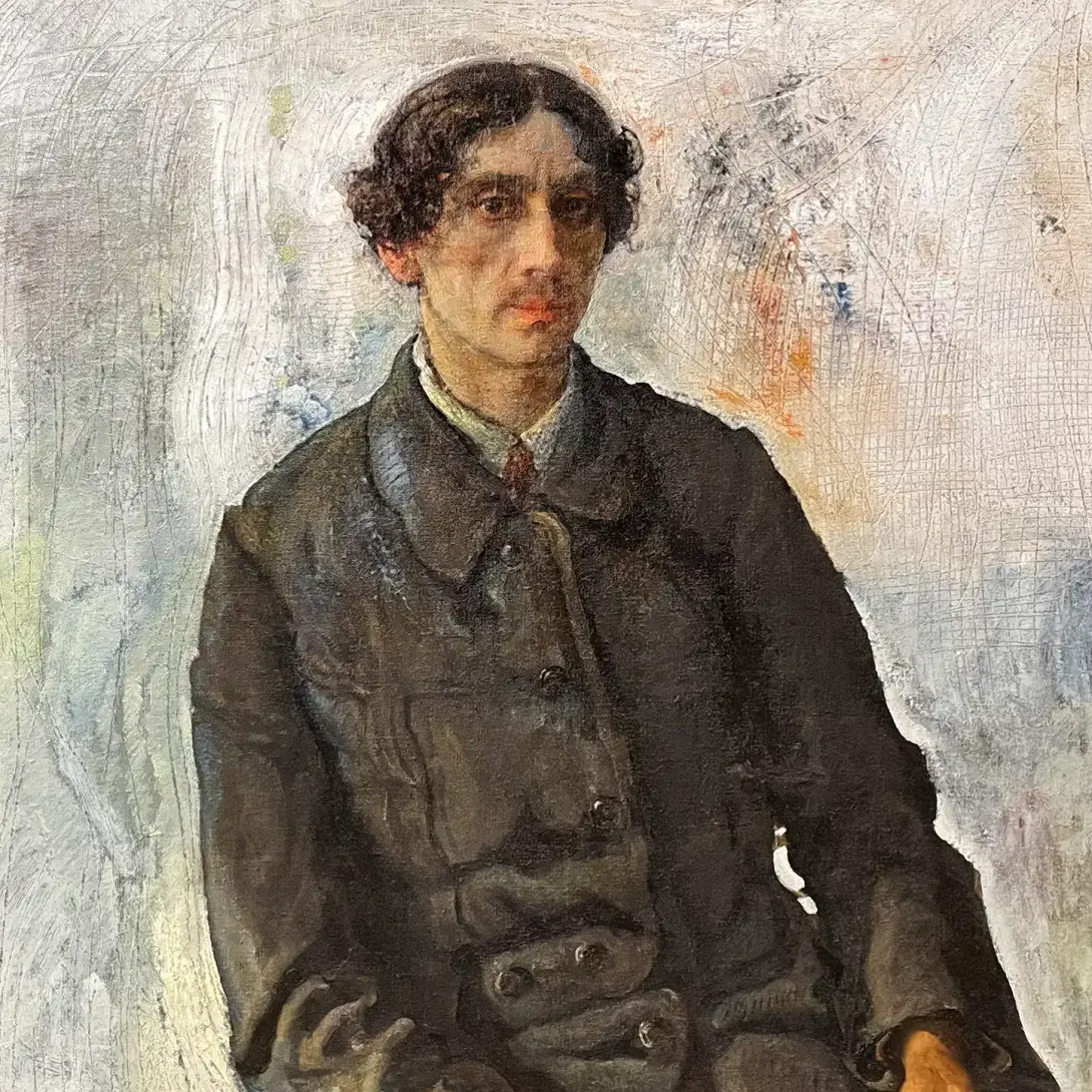 Исаак Бродский — Автопортрет, 1914 (холст, масло)