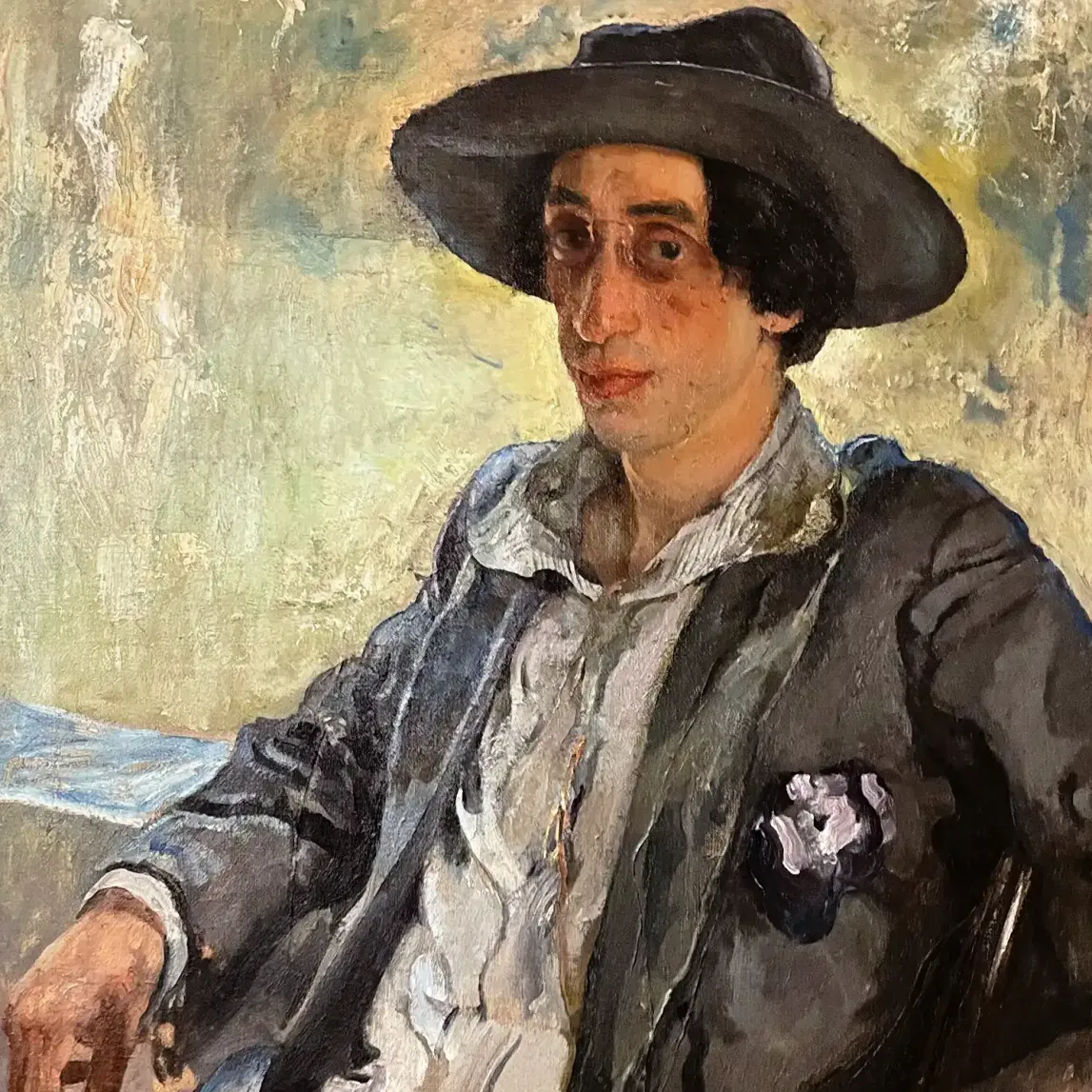 Исаак Бродский — Портрет Гуревича, 1916 (холст, масло)