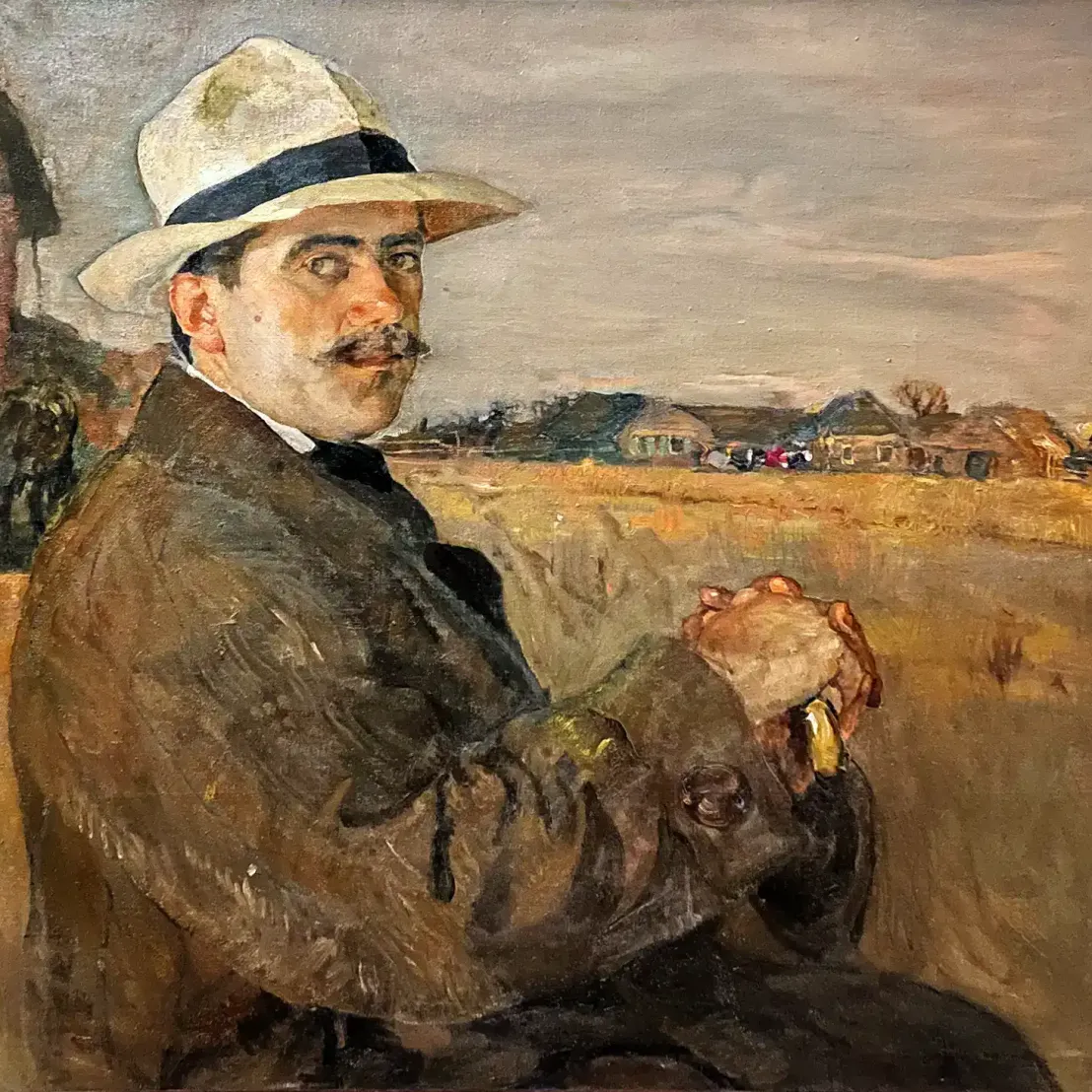 Исаак Бродский — Портрет Лаховского, 1912 (холст, масло)