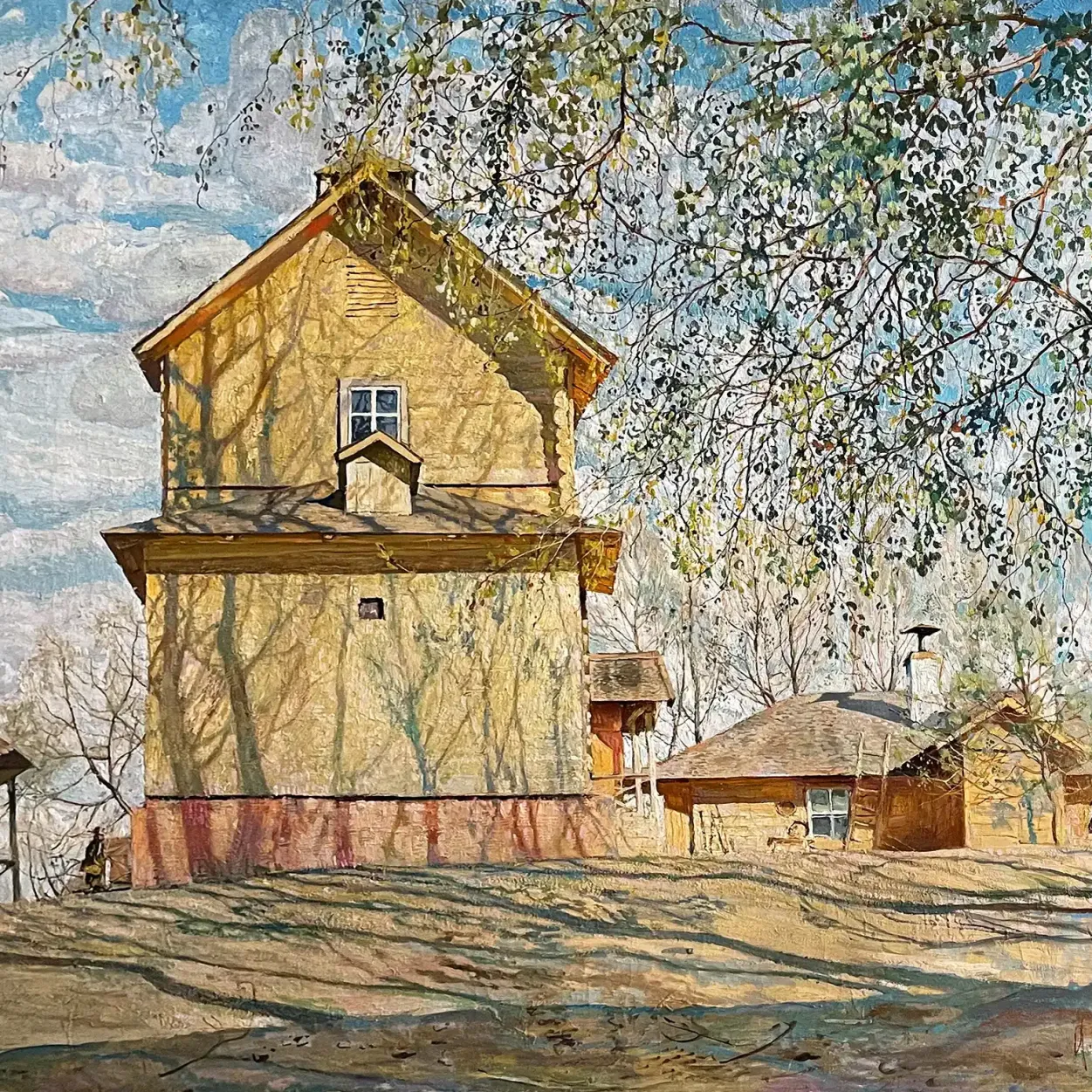 Иссак Бродский — Академическая дача, 1907 (холст, масло)