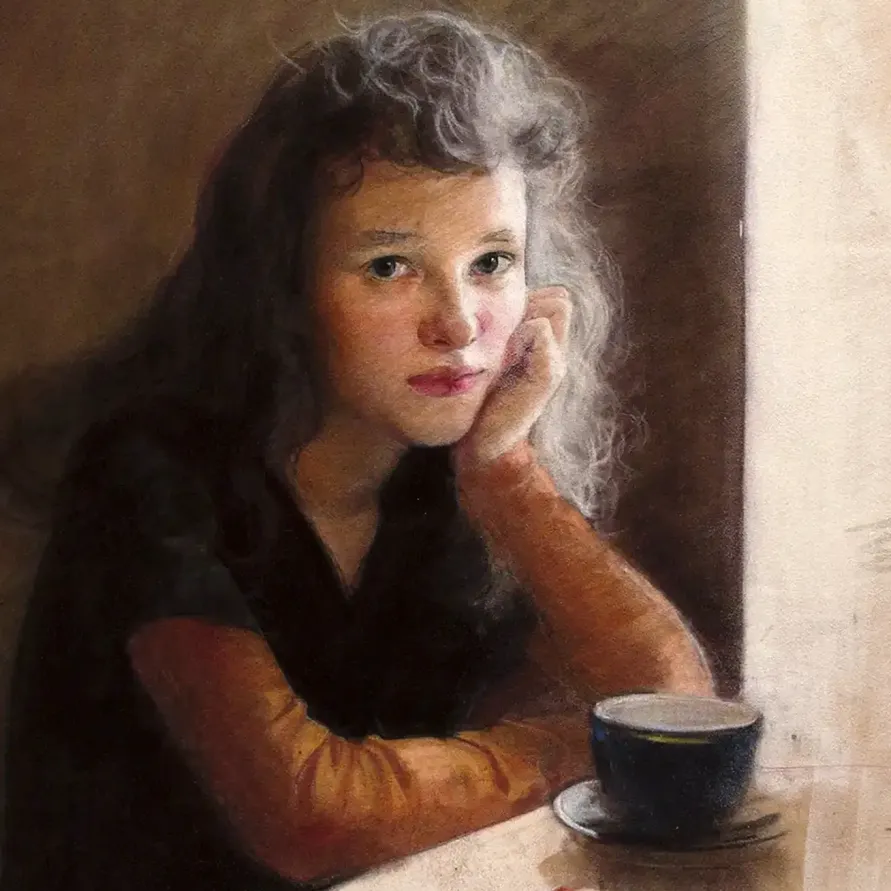 Наталья Милашкевич — Тася, 2015 (бумага, пастель)