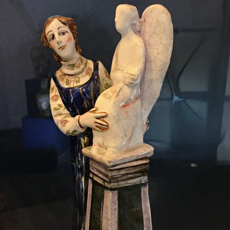 Наталия Савинова — Мелкая пластика, 2007-2010 (шамот, цветные глазури, надглазурная и подглазурная роспись)