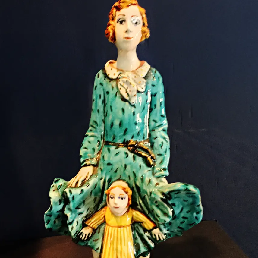 Наталья Савинова —  Мелкая пластика, 2007-2010 (шамот, цветные глазури, надглазурная и подглазурная роспись)