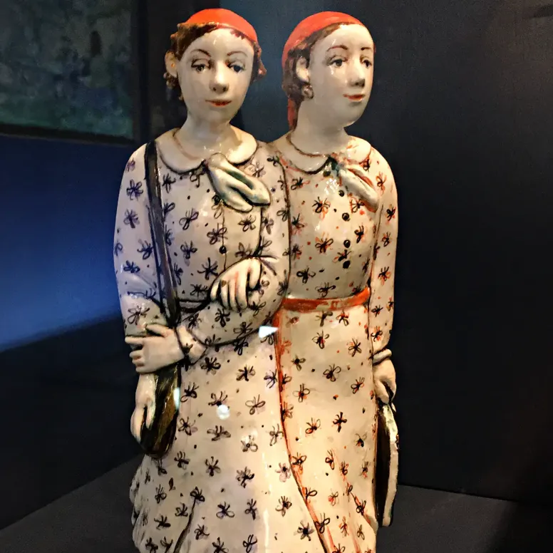 Наталья Савинова —  Мелкая пластика, 2007-2010 (шамот, цветные глазури, надглазурная и подглазурная роспись)