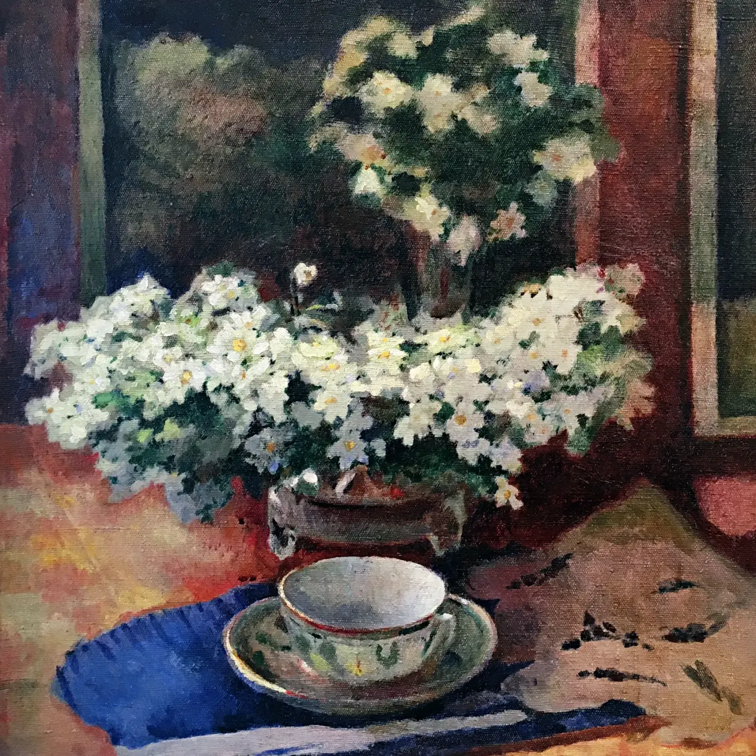 Николай Ионин — Натюрморт с ветреницами, после 1945 (холст, масло)