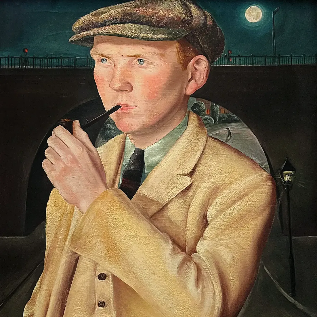 Вильгельм Лахнит — Портрет моего брата Макса Лахнита, 1924 (холст, масло)