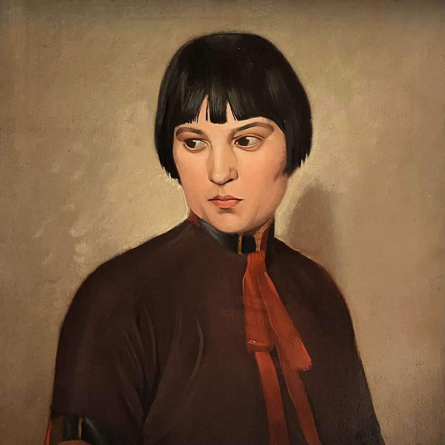 Георг Шольц — Портрет Элизабет Шольц, 1928 (холст, масло)