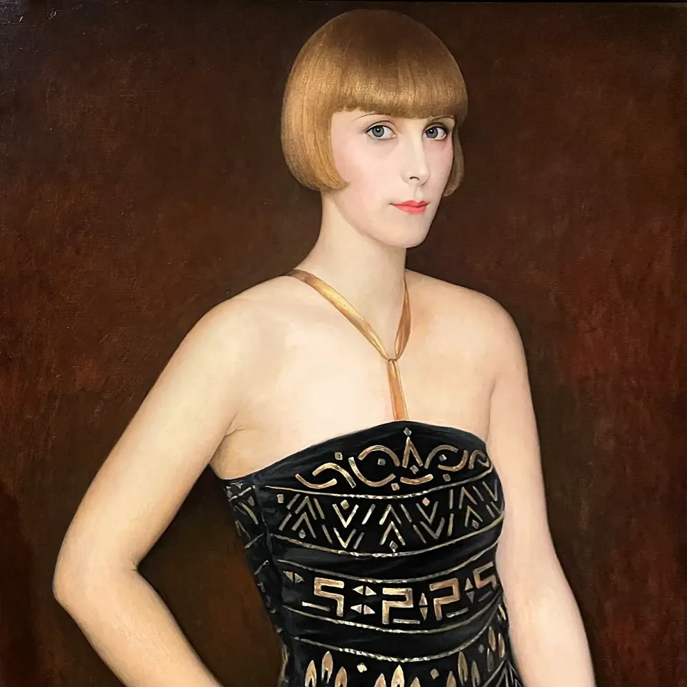 Имре Гёдё — Портрет женщины, 1923 (холст, масло)