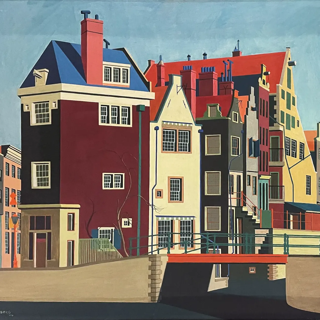 Карл Гроссберг — Рокин, Амстердам, 1925–1926 (холст, темпера)