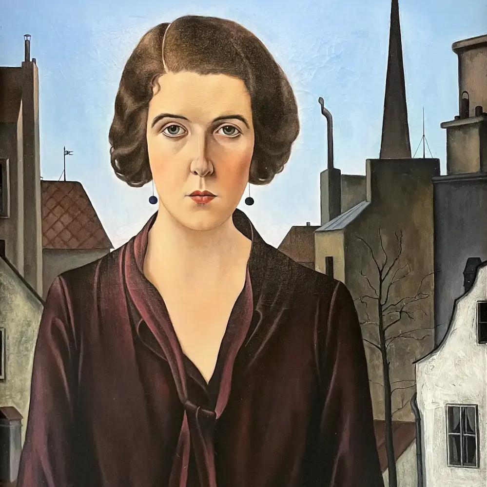 Кристиан Шад — Портрет Анны Габбионеты, 1927 (холст, масло)