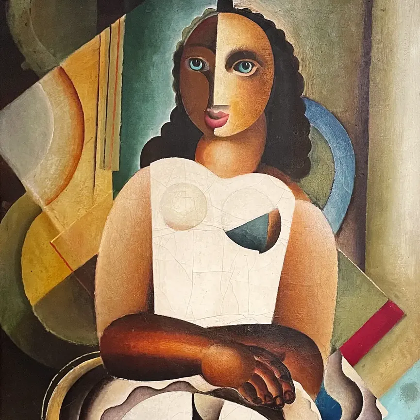 Флорис Йесперс — Еврейская девушка, 1924 (холст, масло)