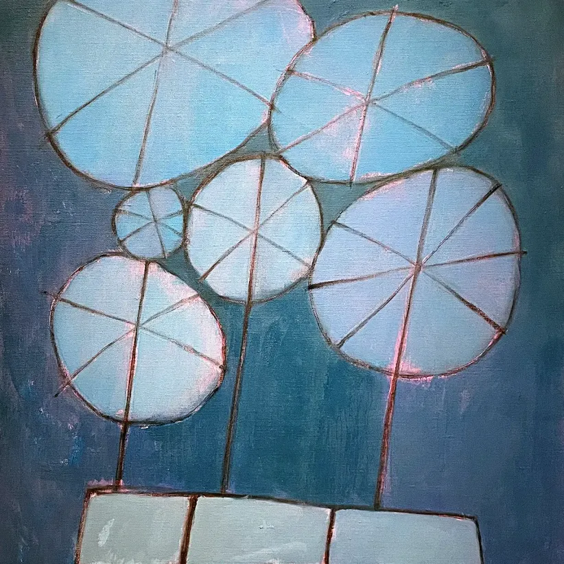 Олег Николаенко — Цветы, 2025 (холст, масло)